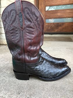 Ostrich Lucchese Cowboy Boots