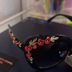 Black flower FASHION GLASSES NEW$$45