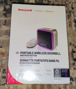 NEW (unopened box) HONEYWELL HOME SERIES 5 PORTABLE WIRELESS  DOORBELL