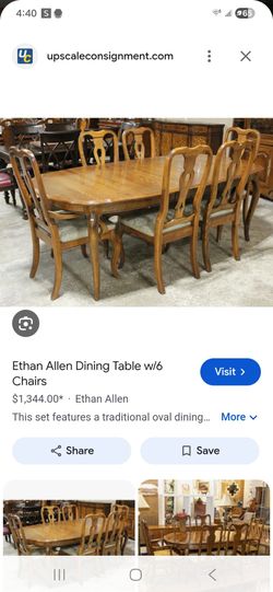 WOOD DINING TABLE SET