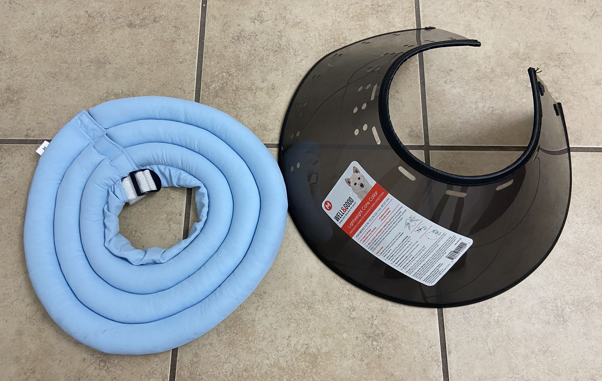 2 Dog Cone Collar For Pet Surgery Both For $15