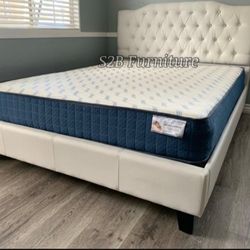 Queen Size diamond frame with Orthopedic Mattress
