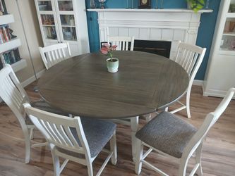 Dining table and chairs
