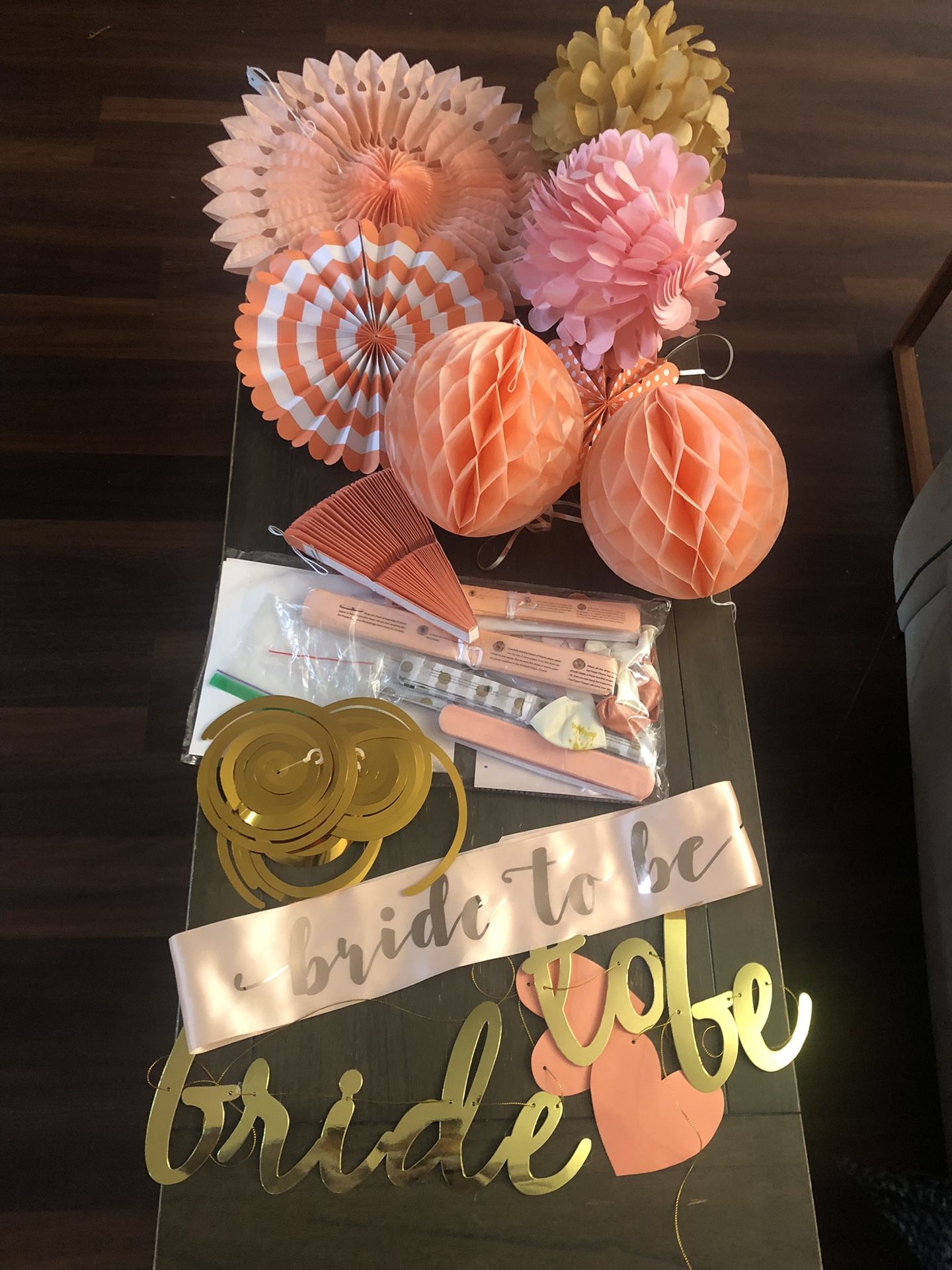 Party Decorations (some Bridal-themed)
