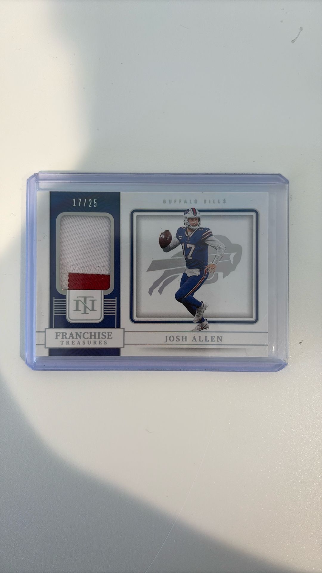 Josh Allen Jersey Number Patch 17/25