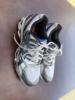 ASICS Gel Running Shoes White Blue