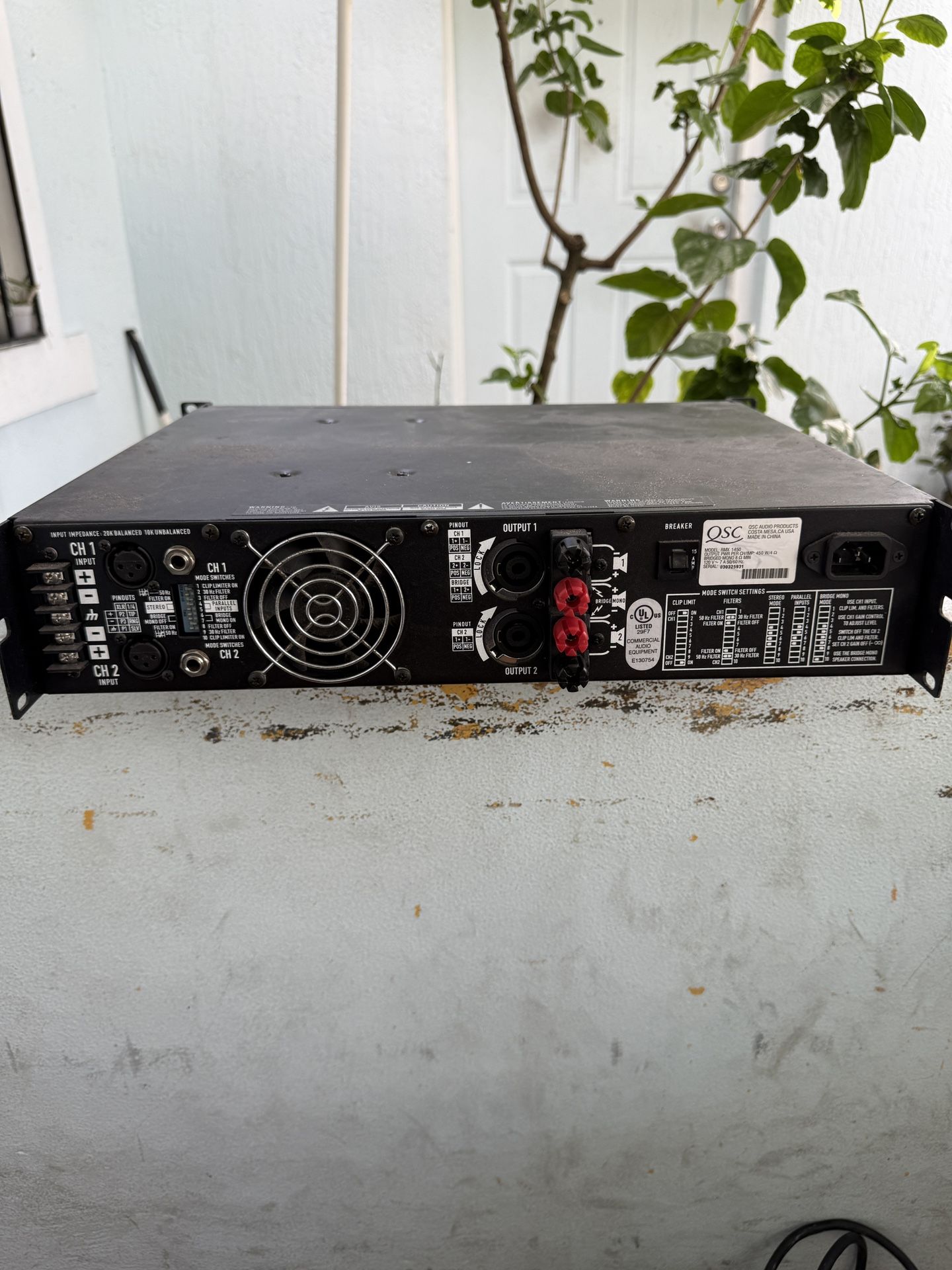 QSC 1450  Vuen Estado