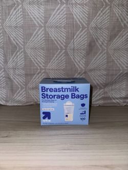 Breast milk storage bags