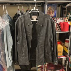 Leather Jacket Large