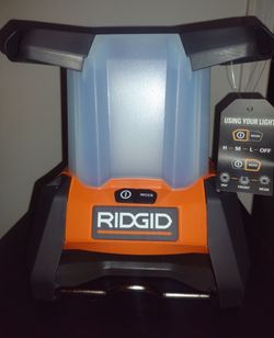 New OEM RIDGID 18V Cordless LED Work Light