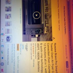 Air fryer … Convection Oven Bravo pro .New
