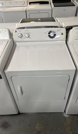 GE Electric Dryer – Auto Dry, White, Clean and Ready