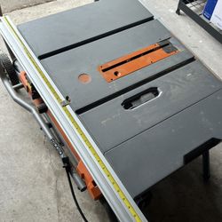 Rigid Table saw w/ stand