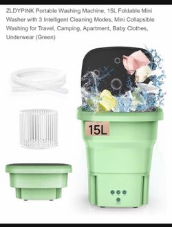 ZLDYPINK Portable Washing Machine, 15L
