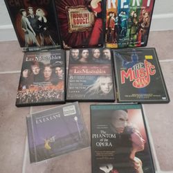 DVDs - Musicals + 1 Soundtrack - Price Includes All 
