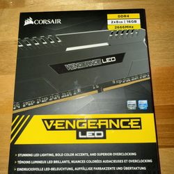 16GB DDR4 Ram 2x8 Kit Of Corsair Vengence LED