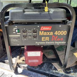 Coleman 4000 Watt Generator Professionally Serviced And Winterized