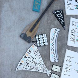 Bedroom Decor W/ Curtains 