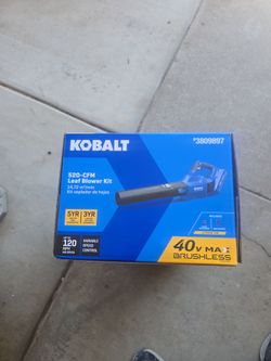 Leaf blower with battery and charger combo