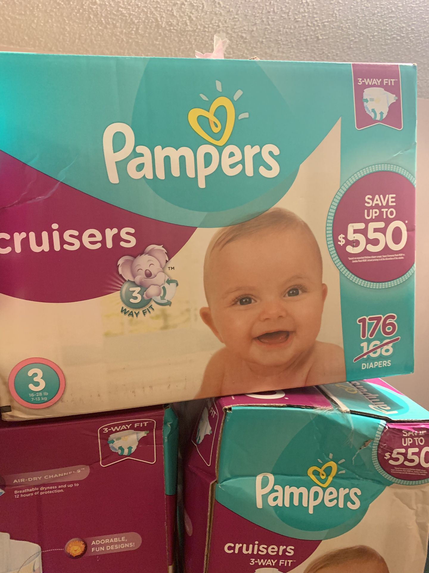 Size 3 Pampers Cruisers