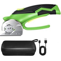 Rechargeable Electric Scissors, Cordless Cardboard Cutter for Cloth