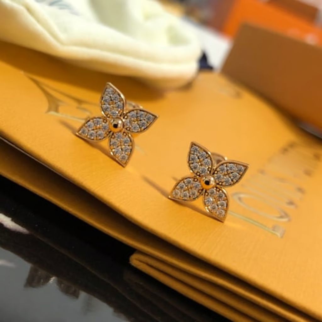 Louis Vuitton 18K Rose Gold Earrings
