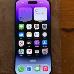 iPhone 14 Pro Max 128GB AT&T Locked Deep Purple 