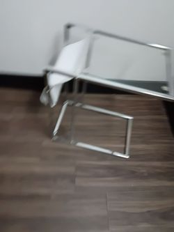 Glass Top C Table