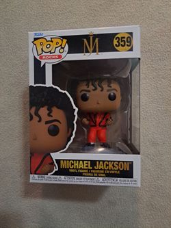 Funko Pop! Michael Jackson #359 (with a clear soft Funko Pop protector)
