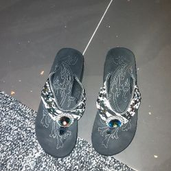 Women's Fancy Sandals Shoes Size 7