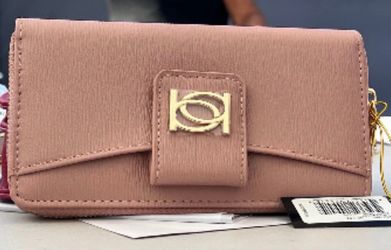 BEBE Lupe Wallet-Dusty Rose