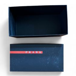 Prada blue and red sunglasses box #luxuryaccessories