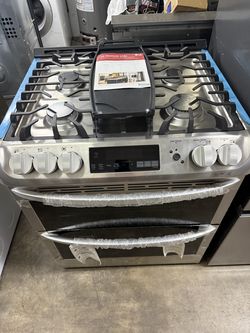 New !! LG smart convection double oven  stainless steel 30”w