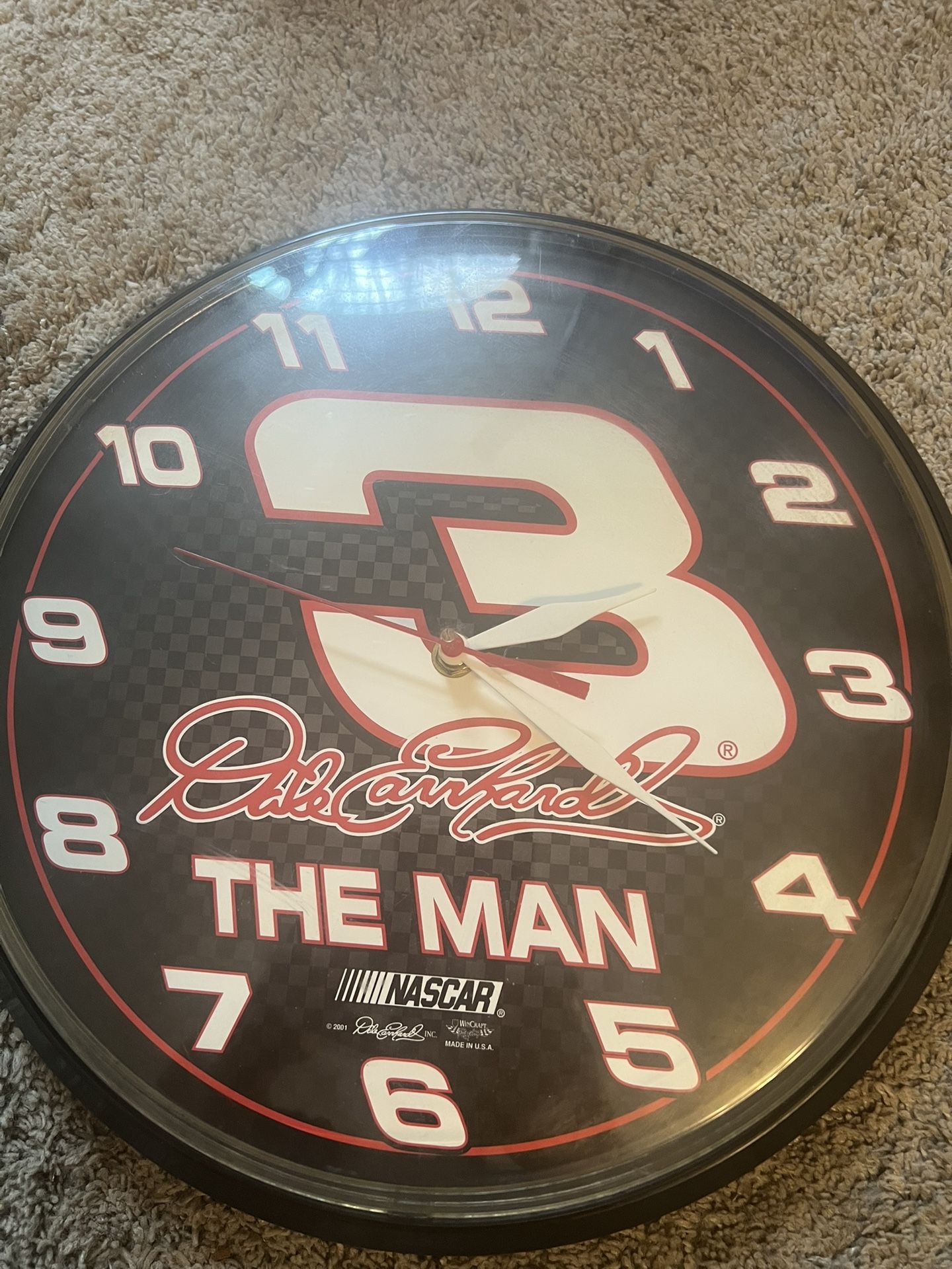 Official NASCAR DALE EARNHARDT CLOCK