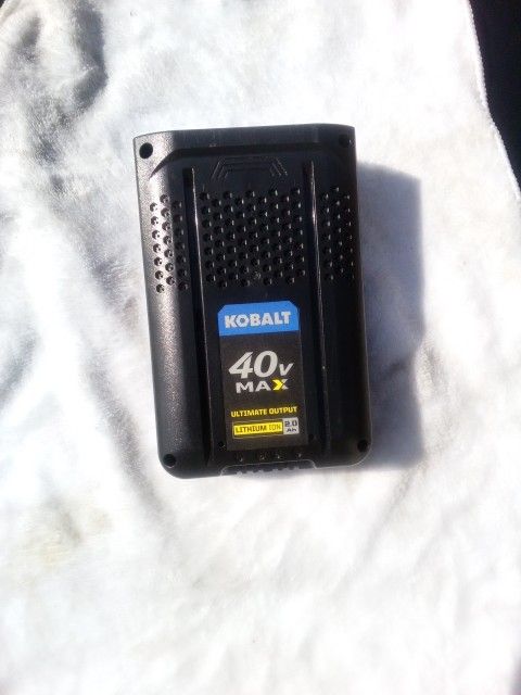 Kobalt 40 Volt Battery