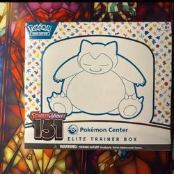 Sealed Pokemon center 151 ETB