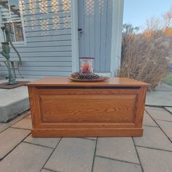 Solid Oak Storage Chest