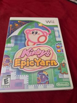 Kirbys Epic Yarn Wii Brand New Sealed