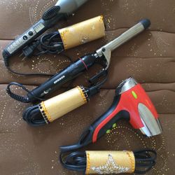 Curling Irons And Blow Dryer