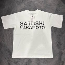 White Satoshi Nakamoto Shirt