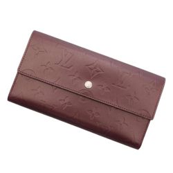 Louis Vuitton Matte Vernis Sarah Wallet, Dark Purple with subtle shimmer