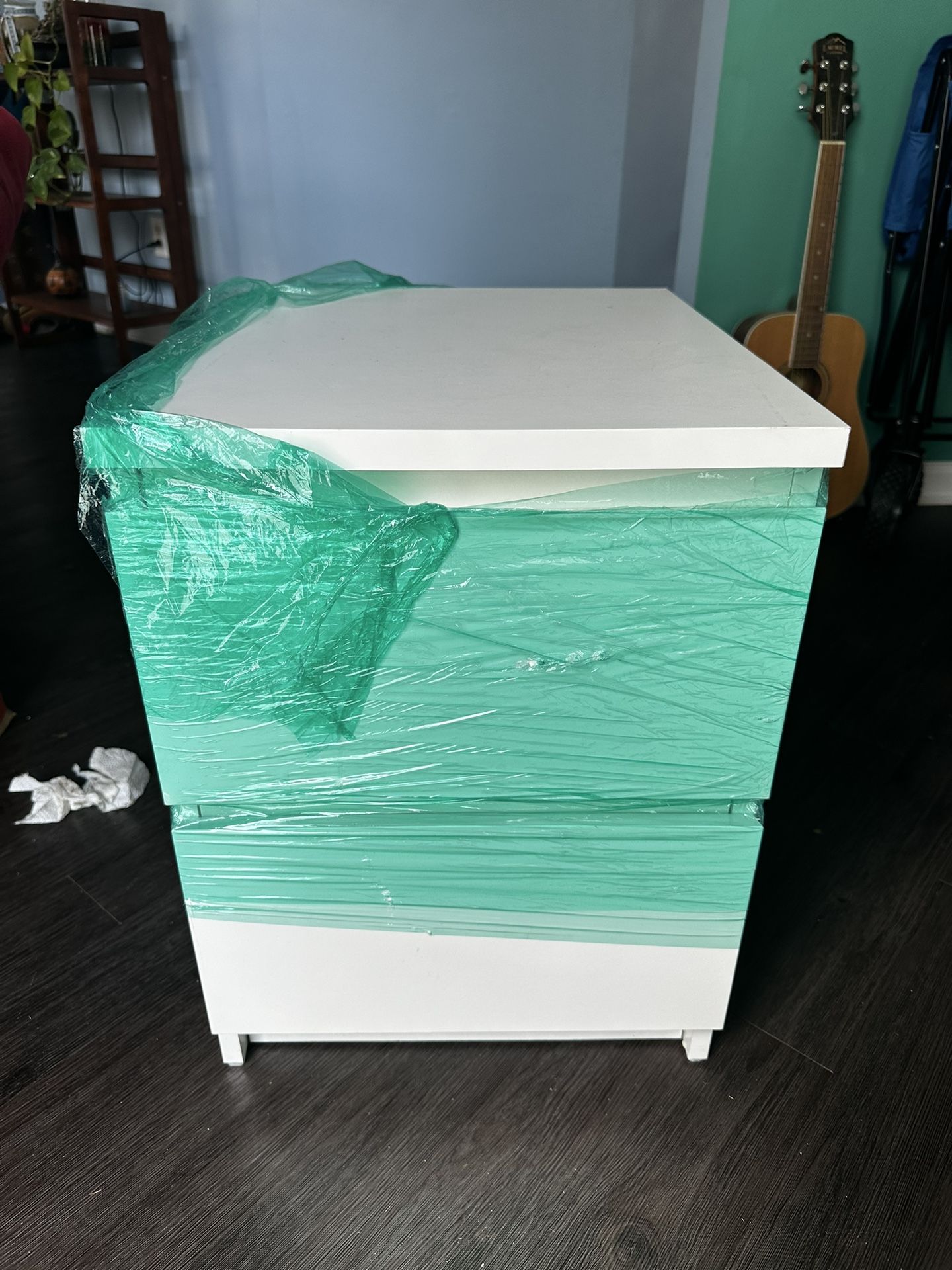 2 IKEA NIGHTSTANDS + MIRROR