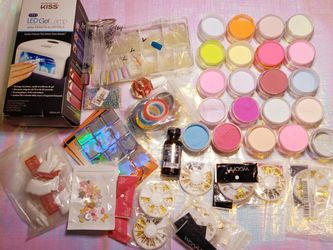 Acrylic, UV Lamp, Nail Tips, Acid Free Primer + Nail Decor Essentials 