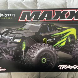 Monster Energy Maxx Traxxas Truck -  Below Counter Chiller - Counter Top Nos Energy Fridge & Cornhole