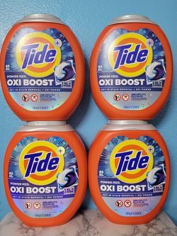 Tide Pods Oxi $18 Each. (45xl pacs)