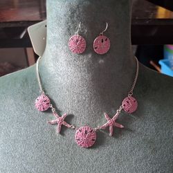 Starfish Necklace Set 