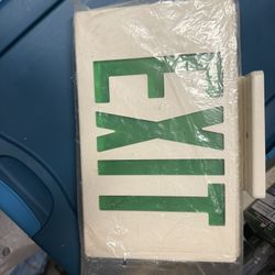 Green Exit Sign