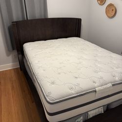 Queen Bed With Double Box Spring 