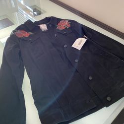 LuLaRoe Black Denim Jacket