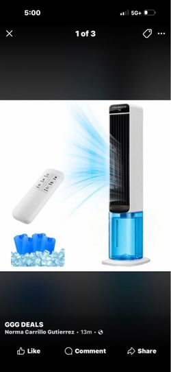 Tower Evaporative Air Cooler with Remote
